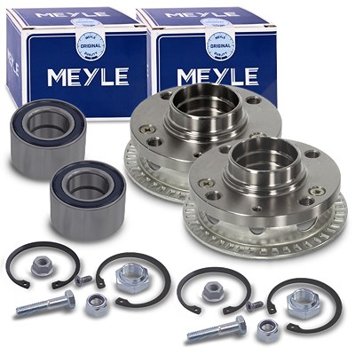 Meyle 2x Radlager + Radnabe vorne für Seat, VW von MEYLE