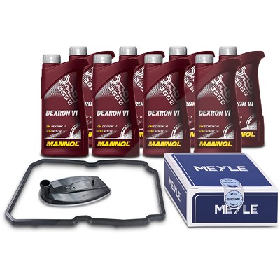 Meyle Filter Automatikgetriebe + 8l ATF-Öl 722.6xx für Chrysler, Jeep, Mercedes-Benz, Ssangyong von MEYLE