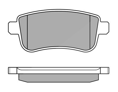 Meyle Bremsbeläge hinten (Satz) [Hersteller-Nr. 0252482015] für Renault von MEYLE