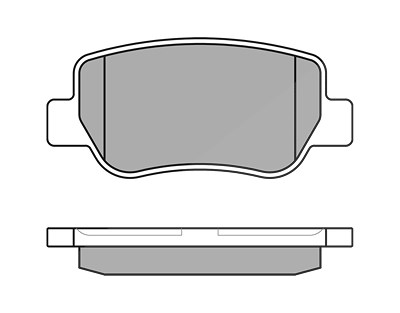 Meyle Bremsbeläge hinten (Satz) [Hersteller-Nr. 0252488516/W] für Toyota von MEYLE