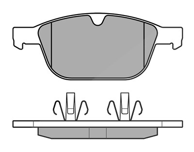 Meyle Bremsbeläge vorne (Satz) [Hersteller-Nr. 0252439920] für Volvo von MEYLE