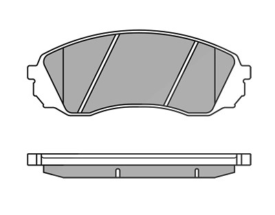 Meyle Bremsbeläge vorne (Satz) [Hersteller-Nr. 0252459717/W] für Hyundai, Kia von MEYLE