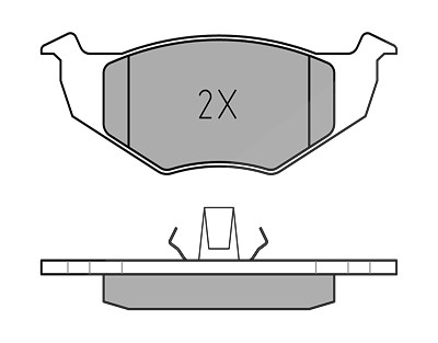 Meyle Bremsbelagsatz, Scheibenbremse [Hersteller-Nr. 0252186617] für Seat, Skoda, VW von MEYLE