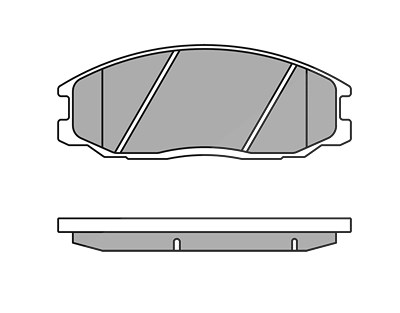 Meyle Bremsbelagsatz, Scheibenbremse [Hersteller-Nr. 0252356916/W] für Hyundai, Ssangyong von MEYLE