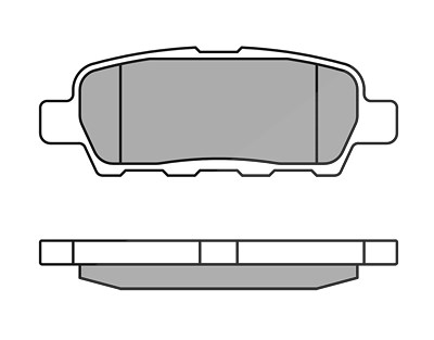 Meyle Bremsbelagsatz, Scheibenbremse [Hersteller-Nr. 0252387114/W] für Infiniti, Nissan, Renault von MEYLE