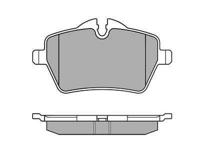 Meyle Bremsbelagsatz, Scheibenbremse [Hersteller-Nr. 0252398418] für Mini von MEYLE