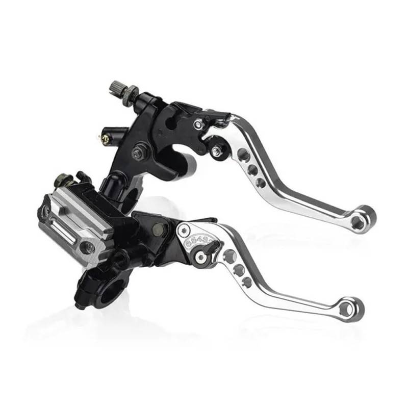 Bremshebel Kupplungshebel Motorrad 1 Paar Universal 22mm 7/8 "Motorrad Hydraulische Einstellung Bremse Kupplung Hauptzylinder Reservoir Hebel Für Bremse Kupplung von MEndip