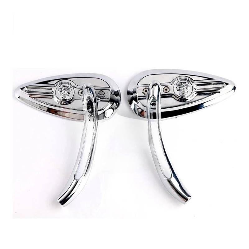 Motorrad Rückspiegel Motorrad Rearview Außenspiegel Für Street Glide Spezielle Sportster 1200 883 Rückansicht Motorrad Spiegel Zubehör von MEndip