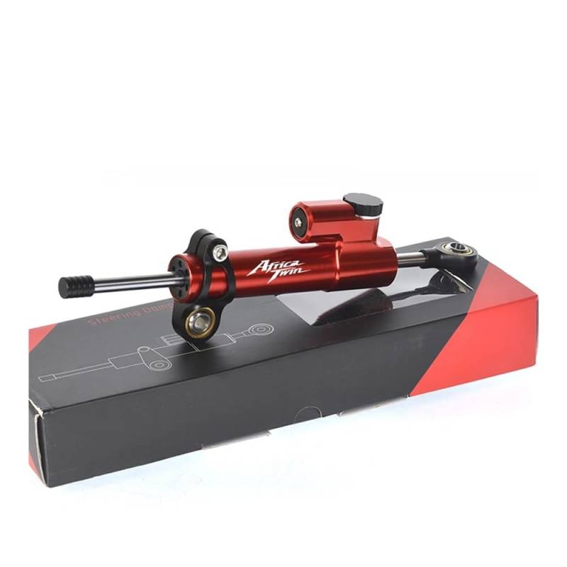 Motorrad Stabilisator FÜR FÜR Africa Twin CRF1000L CRF1100L 2018 2019 Einstellbare Motorräder Lenkung Stabilisieren Dämpfer Halterung Mount Kit von MEndip
