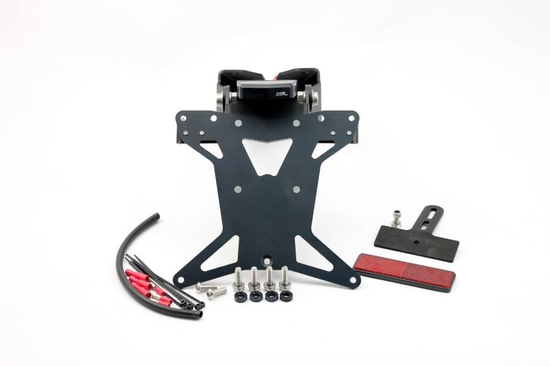 MG Biketec Kurzes Heck - Kennzeichenträger - Kennzeichenhalter geeignet für Triumph Speed Triple 1200 RR & RS from 2021 (172x167mm) von MG Biketec