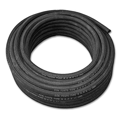 3.2mm Kraftstoffschlauch 10 meter Benzinschlauch Dieselschlauch Schlauch mit Textilumflechtung Wasser,Benzin, Gas,Öl von MGF