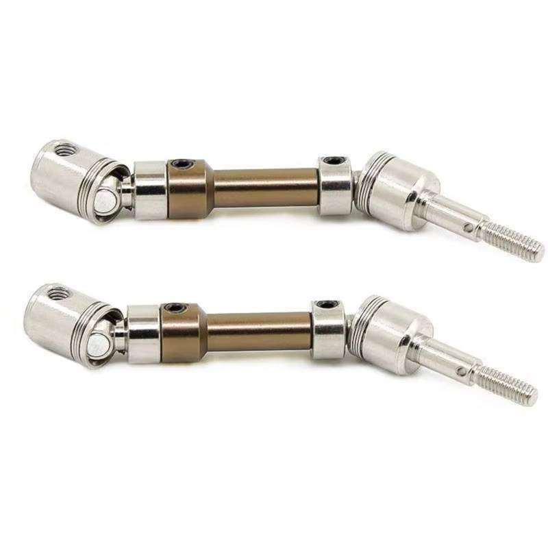 MGHGFYTAS Kompatibel Mit JJRC FY01 FY02 FY03 FY04 FY05 FY06 FY07 Q39 1/12 RC-Auto-Upgrade-Teile Zubehör 2 Stück Metall-CVD-Antriebswelle RC Auto Zubehör von MGHGFYTAS