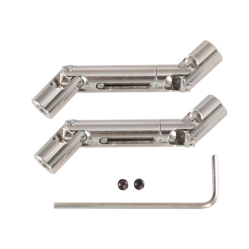 MGHGFYTAS Kompatibel Mit MN Für MN98 Für MN99s 1/12 RC-Auto-Upgrades Modifikationsteile Zubehör Eisen-Antriebswelle, Antriebswelle, CVD RC Auto Zubehör(2pcs) von MGHGFYTAS