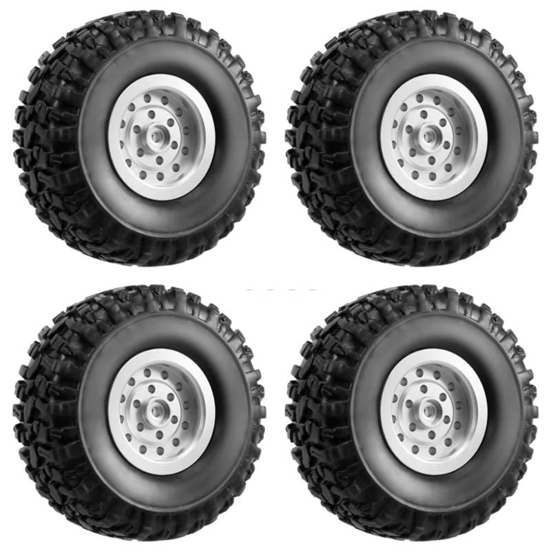 MGHGFYTAS Kompatibel Mit WPL C14 C24 C34 C44 B14 B24 Für MN D90 D91 Für MN99S RC-Auto-Upgrade-Teile Metallfelge Reifen Reifen Set Zubehör RC Auto Zubehör von MGHGFYTAS