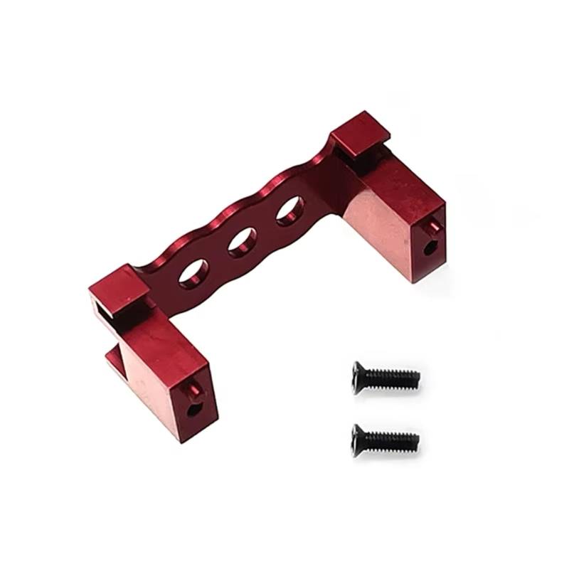 MGHGFYTAS Kompatibel Mit Wltoys 144001 124016 124019 RC-Auto-Upgrade-Modifikationsteile Zubehör Lenkgetriebe Feste Basis RC Auto Zubehör(Red) von MGHGFYTAS