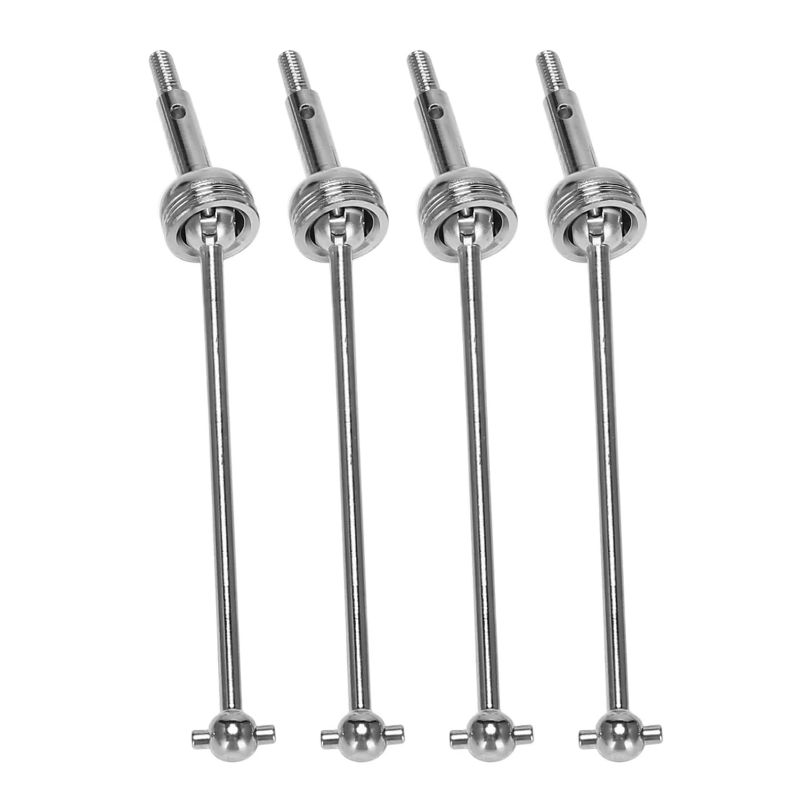 MGHGFYTAS Kompatibel Mit Wltoys 144001 144002 144010 124016 124018 124019 RC-Auto-Upgrades Teile Zubehör Metall Antriebswelle Antriebswelle RC Auto Zubehör(Silver) von MGHGFYTAS