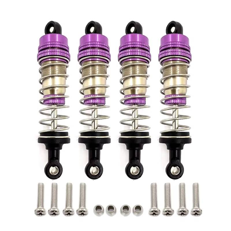MGHGFYTAS RC Auto Zubehör Kompatibel Mit 144001 124019 124018 Fernbedienung Auto Upgrade Teile Modifikation Ersatz Zubehör 4Pcs Metall Dämpfer von MGHGFYTAS