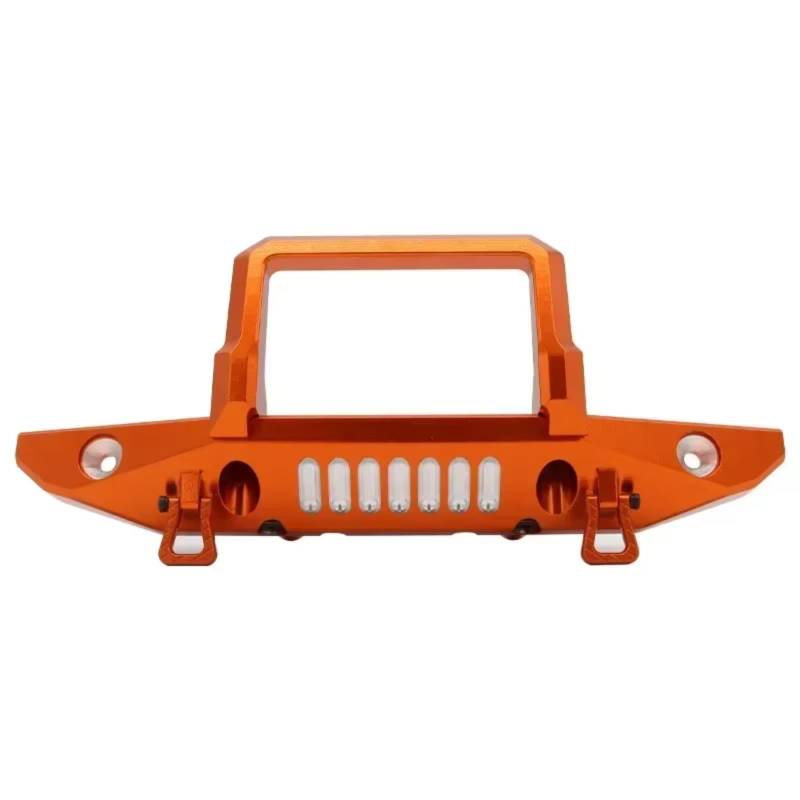 MGHGFYTAS RC Auto Zubehör Kompatibel Mit Axial Scx6 1/6 RC Truck Autoteile Montage Ersatzmodifikationszubehör DIY Für Hobbyhalterung Frontstoßstange(Orange) von MGHGFYTAS