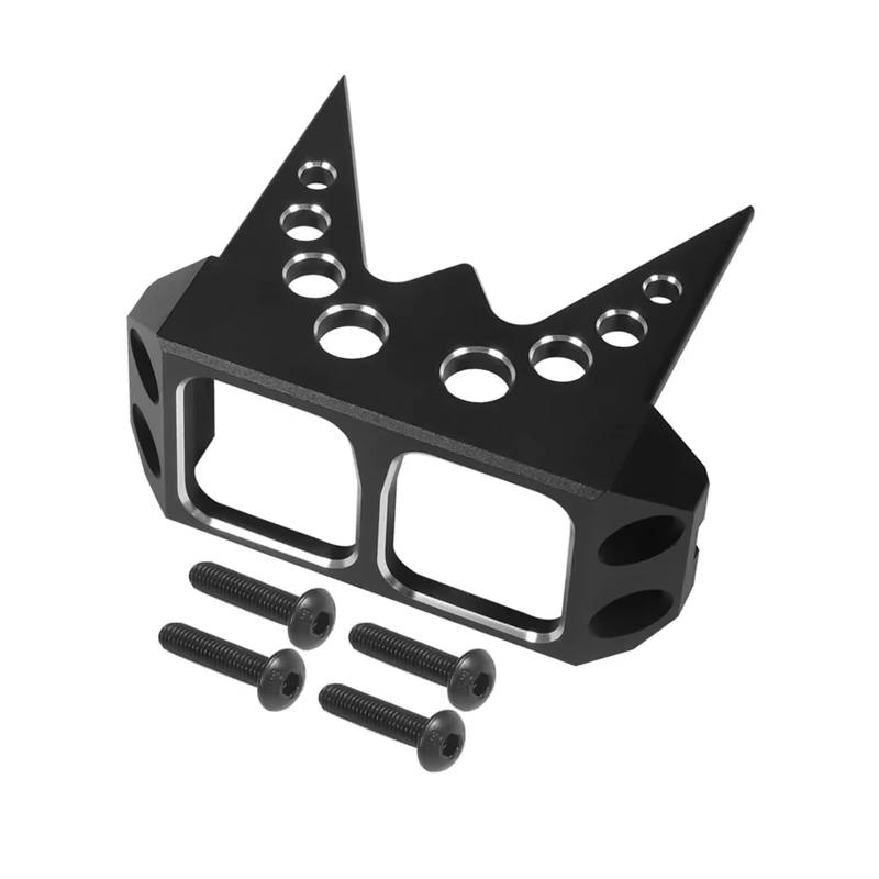 MGHGFYTAS RC Auto Zubehör Kompatibel Mit Cheater Rigs Für Capra RR10 Für Wraith Für Rock Bouncer 1/10 RC Crawler Cars Teile DIY Lenkservo-Abdeckungsschutz Überrollkäfig(Black) von MGHGFYTAS