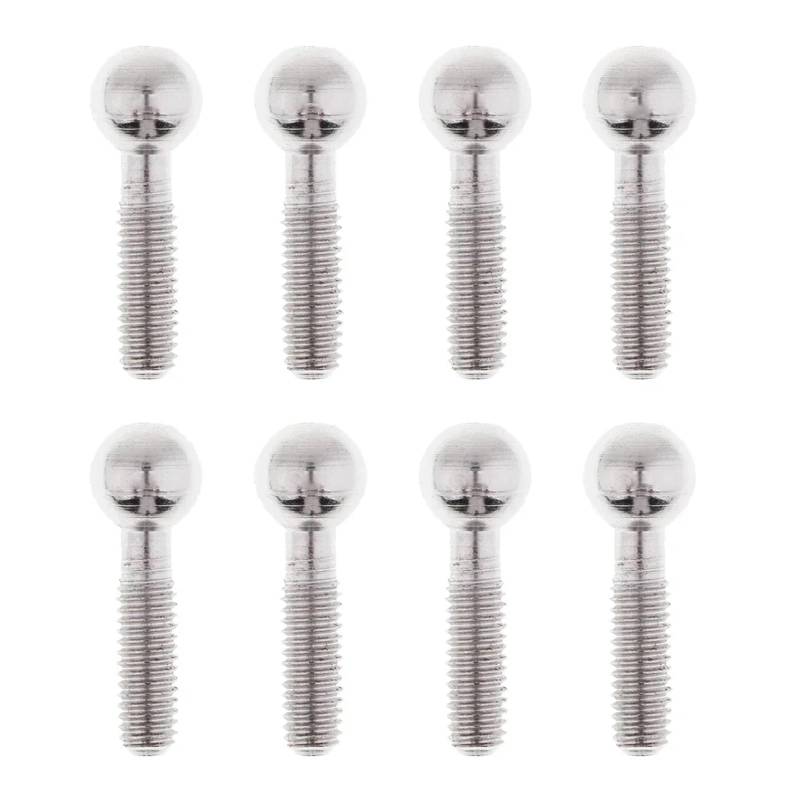 MGHGFYTAS RC Auto Zubehör Kompatibel Mit HSP 94122 94166 94188 02152 1/10 Fernbedienung Modell Auto Ersatzteile 8Pcs M5 Ball-Kopf Schraube von MGHGFYTAS