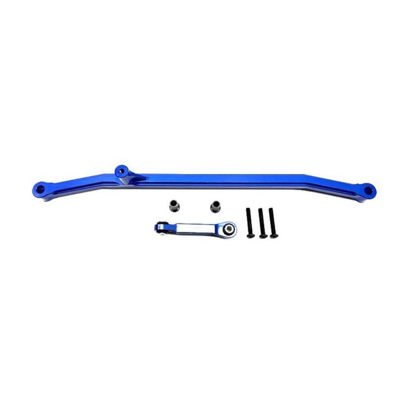 MGHGFYTAS RC Auto Zubehör Kompatibel Mit LOSI Für LMT 1/8 RC-Upgrade-Teilezubehör, 2 Stück Lenkstange Aus Aluminiumlegierung, Lenkgestänge, Spurstange(Blue) von MGHGFYTAS