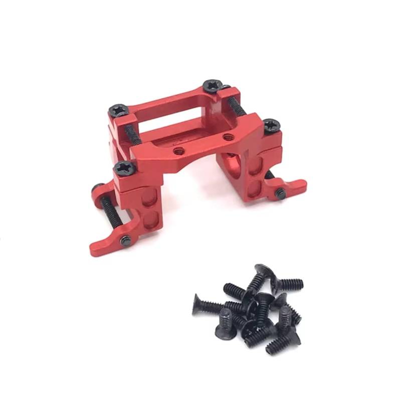MGHGFYTAS RC Auto Zubehör Kompatibel Mit MINI-Q8 Für MINI-Q9 1/28 Fernbedienung Metall Upgrade Crawler Autoteile Refit Vorder- Und Hinterradgetriebe(Red) von MGHGFYTAS