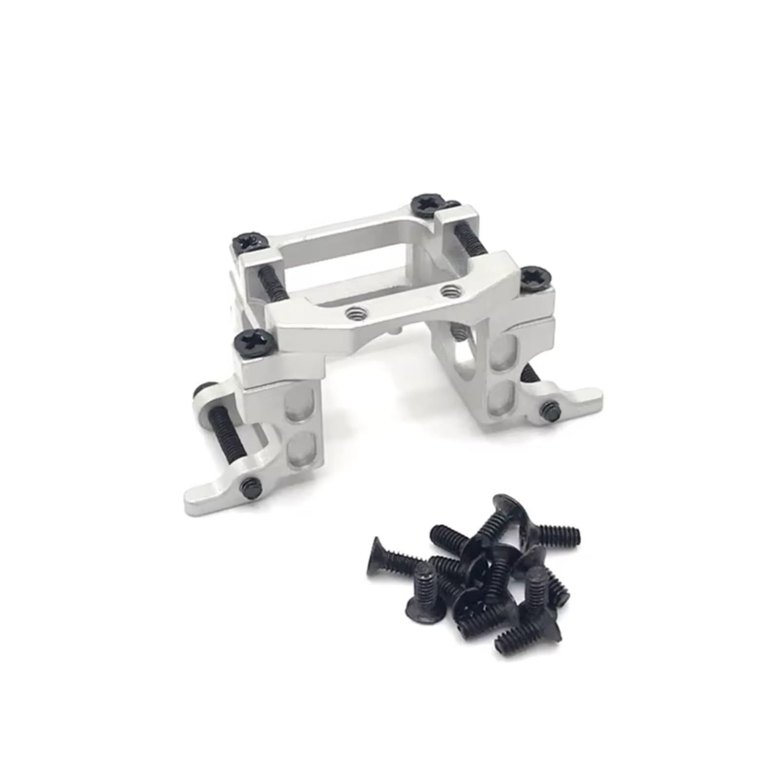 MGHGFYTAS RC Auto Zubehör Kompatibel Mit MINI-Q8 Für MINI-Q9 1/28 Fernbedienung Metall Upgrade Crawler Autoteile Refit Vorder- Und Hinterradgetriebe(Silver) von MGHGFYTAS