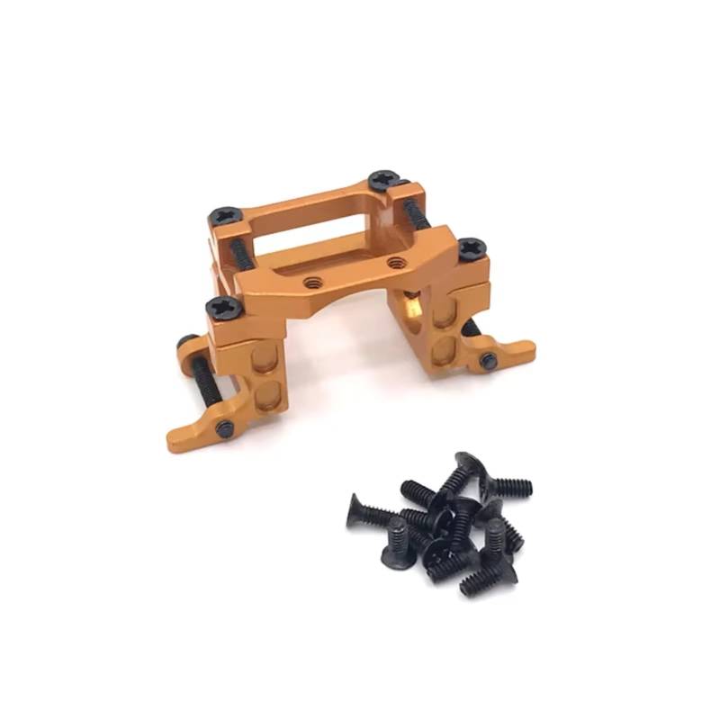 MGHGFYTAS RC Auto Zubehör Kompatibel Mit MINI-Q8 Für MINI-Q9 1/28 Fernbedienung Metall Upgrade Crawler Autoteile Refit Vorder- Und Hinterradgetriebe(Yellow) von MGHGFYTAS