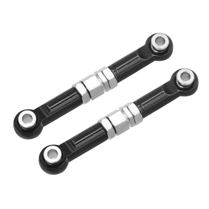 MGHGFYTAS RC Auto Zubehör Kompatibel Mit MJX 14209 14210 16207 16208 16209 16210 1/14 RC-Auto-Tuning-Teile Vordere Lenkstange Lenkverbindungen Spurstange(Black) von MGHGFYTAS