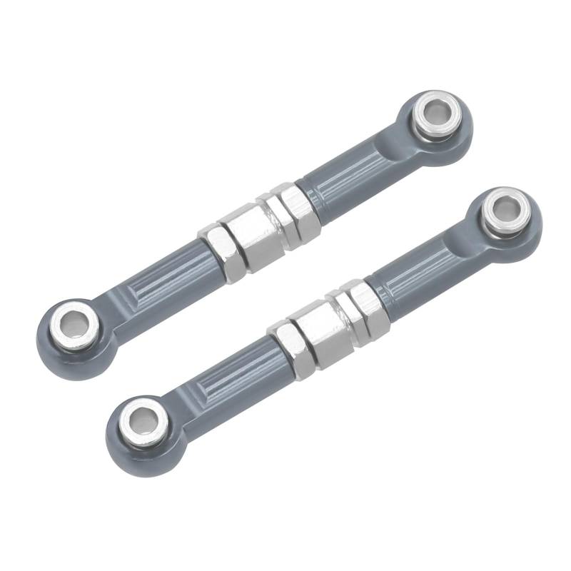 MGHGFYTAS RC Auto Zubehör Kompatibel Mit MJX 14209 14210 16207 16208 16209 16210 1/14 RC-Auto-Tuning-Teile Vordere Lenkstange Lenkverbindungen Spurstange(Silver) von MGHGFYTAS