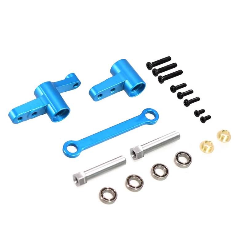 MGHGFYTAS RC Auto Zubehör Kompatibel Mit MJX Für Hyper Go 14210 14209 H14BM 1/14 RC-Auto-Upgrade-Teile Lenkung Lenksäule Lenkwelle(Blue) von MGHGFYTAS