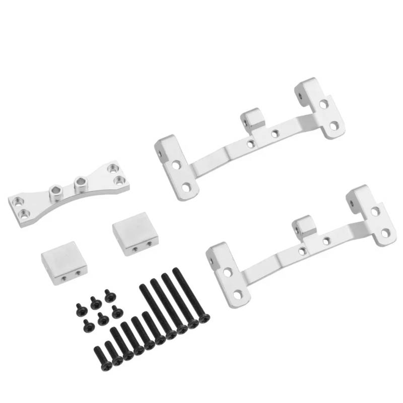 MGHGFYTAS RC Auto Zubehör Kompatibel Mit MN D90 D91 D96 Für MN99S 1/12 RC-Auto-Upgrade-Teile, Metall-Zugstangenbasis Für Sitzachse Für Up-Servo-Halterung(White) von MGHGFYTAS