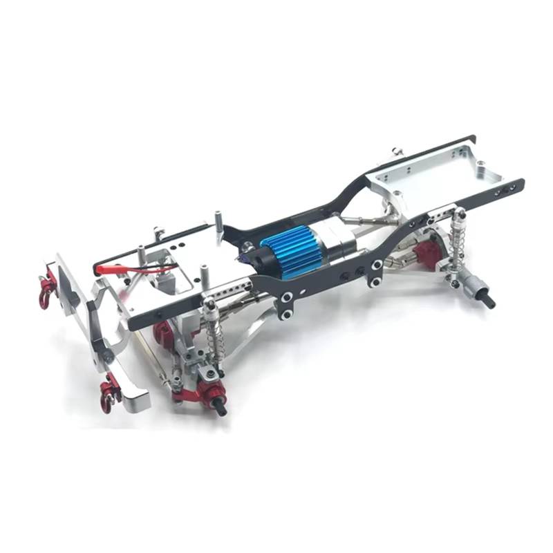 MGHGFYTAS RC Auto Zubehör Kompatibel Mit MN-Modell D90 D91 D96 Für MN98 Für MN99S 1/12 RC Crawler Auto Ersatz Metall Verbesserter Rahmen Modellrahmen(White) von MGHGFYTAS