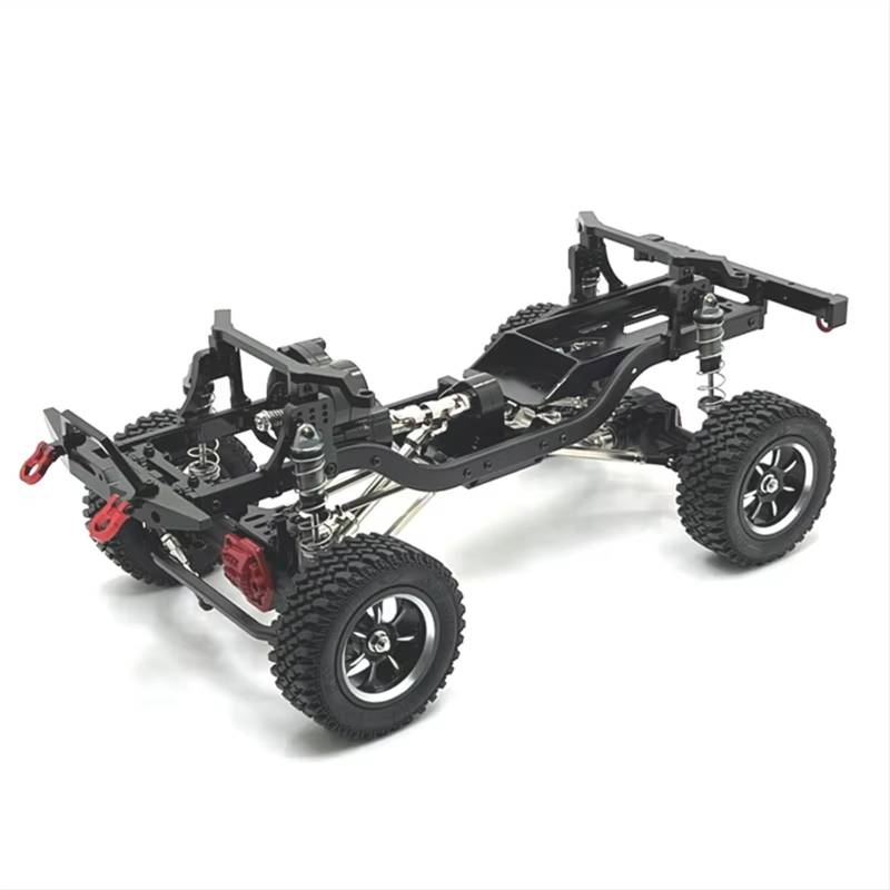 MGHGFYTAS RC Auto Zubehör Kompatibel Mit MN-Modell Für MN128 Für MN86 G500 1/12 Fernbedienung Crawler Autos Ersatzteile Metall Upgrade Modifizierten Rahmen(Black) von MGHGFYTAS