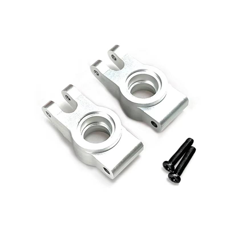 MGHGFYTAS RC Auto Zubehör Kompatibel Mit Mjx Für Hyper Go 1/14 14301 14302 RC-Auto Modifizierte Verbesserte Teile Hinterradbecher Hinterrad Fest(Silver) von MGHGFYTAS