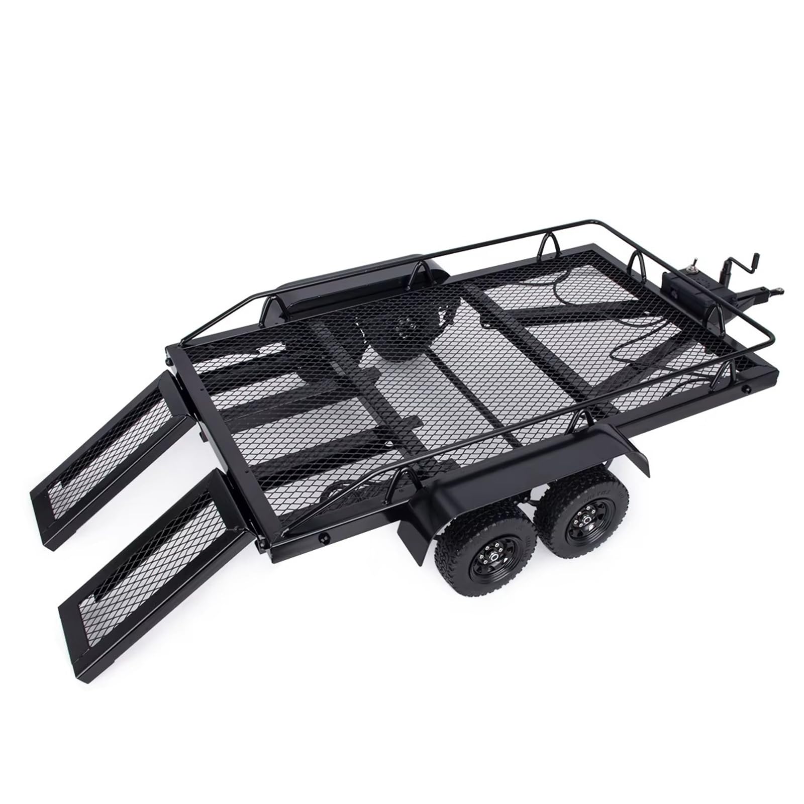 MGHGFYTAS RC Auto Zubehör Kompatibel Mit SCX10 90046 D90 CC01 Für TRX4 TF2 Für Capra Für Redcat Gen8 1/10 RC Crawler Autoteil Metall Doppelachs-Anhängersatz MGHGFYTAS RC Auto Zubehör Kompatibel Mit SCX10 90046 D90 CC01 Für TRX4 TF2 Für Capra Für Redcat Gen8 1/10 RC Crawler Autoteil Metall Doppelachs-Anhängersatz von MGHGFYTAS