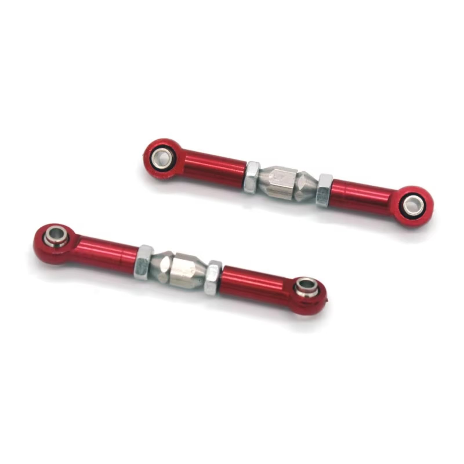 MGHGFYTAS RC Auto Zubehör Kompatibel Mit SCY 16101 16102 16103 16104 16106 16201 1/16 Fernbedienung Autos Upgrade Teile Metall Lenkung Link(Red) von MGHGFYTAS