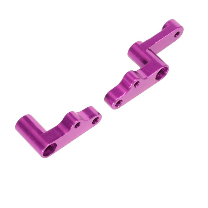 MGHGFYTAS RC Auto Zubehör Kompatibel Mit Wltoys 124008-2706 124010 Fernbedienung Auto Upgrade Ersatzteile Metall Lenkung Komponente Lenkung Gruppe(Purple) von MGHGFYTAS