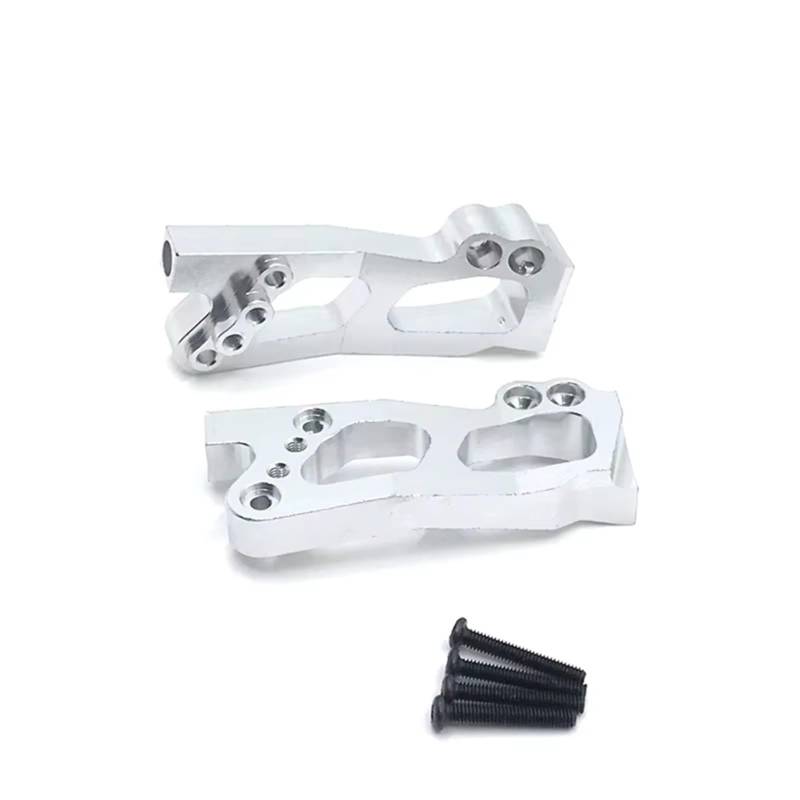 MGHGFYTAS RC Auto Zubehör Kompatibel Mit Wltoys 12423 12427 12428 12429 Fernbedienung Auto Upgrade Teile Zubehör Metall Unterstützung Links Rechts Rearsuspension Rahmen(Silver) von MGHGFYTAS