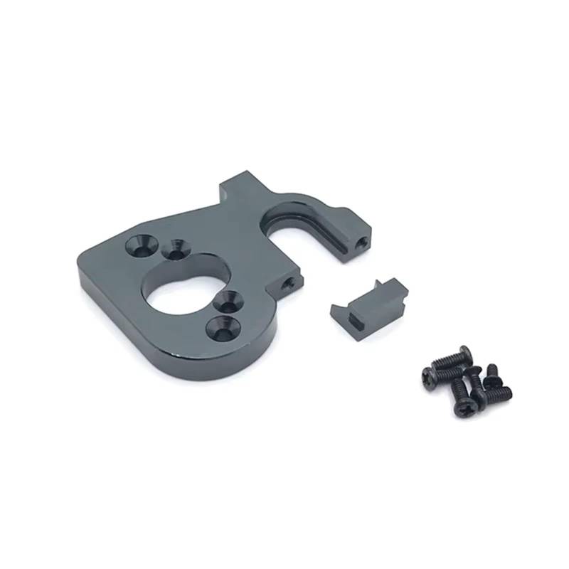 MGHGFYTAS RC Auto Zubehör Kompatibel Mit Wltoys 144010 144001 144002 124016 124017 124018 124019 RC-Auto-Upgrade-Teile Metall-Nachrüst-Motorhalterung(Gray) von MGHGFYTAS