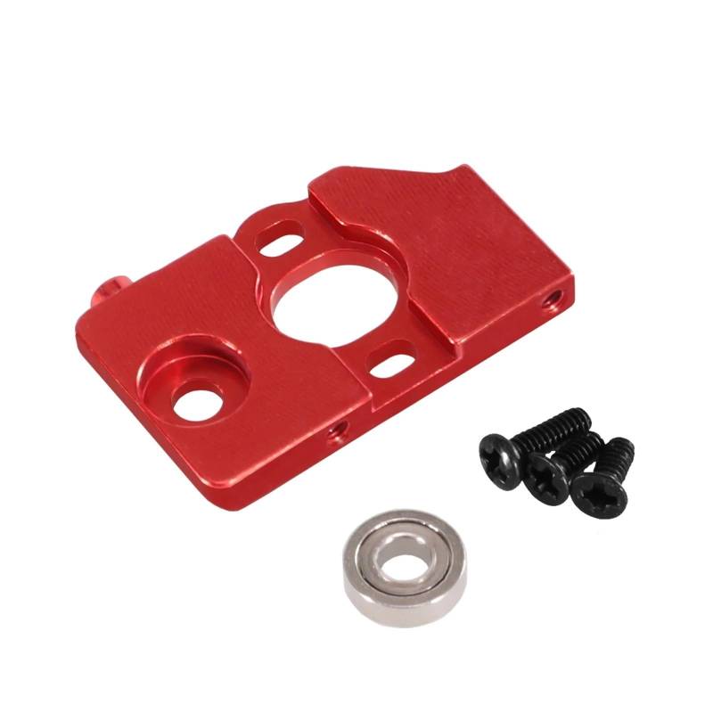 MGHGFYTAS RC Auto Zubehör Kompatibel Mit Wltoys 284010 284161 1/28 Fernbedienung Auto Metall Upgrade Teile Ersatz Zubehör Motor Halterung(Red) von MGHGFYTAS