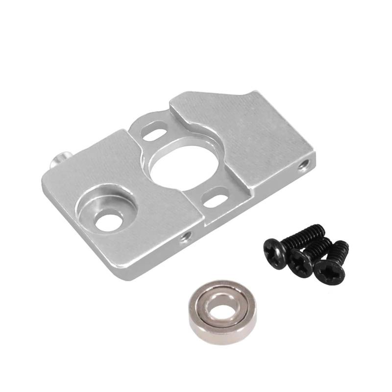MGHGFYTAS RC Auto Zubehör Kompatibel Mit Wltoys 284010 284161 1/28 Fernbedienung Auto Metall Upgrade Teile Ersatz Zubehör Motor Halterung(Silver) von MGHGFYTAS