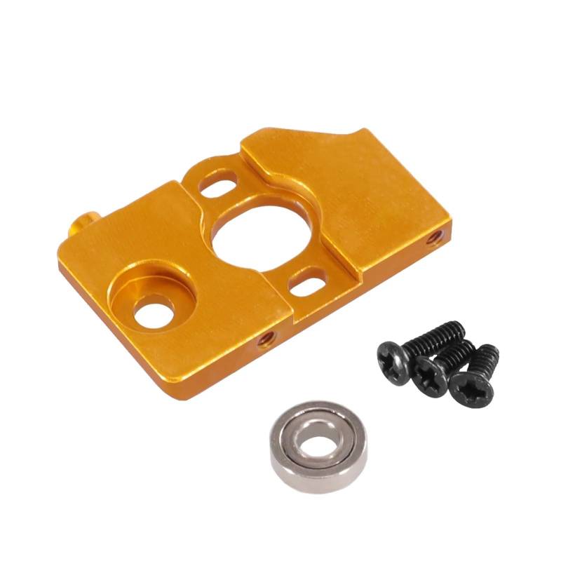 MGHGFYTAS RC Auto Zubehör Kompatibel Mit Wltoys 284010 284161 1/28 Fernbedienung Auto Metall Upgrade Teile Ersatz Zubehör Motor Halterung(Yellow) von MGHGFYTAS