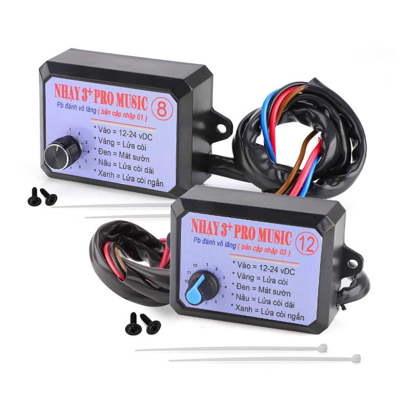 MHADBKH Mehrere Lautsprecher Music Controller Kits 8s 12s Anpassbare Rhythmen Für Die Verbesserung Der Fahrzeugfahrzeugschalleinstufung Einfach Installation von MHADBKH