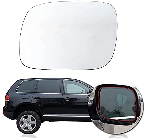 Ersatz Seitenspiegel für VW Touareg 2004-2007, Außenspiegel glas Erhitzt mit Trägerplatte, Passt Auf Die Rechte Oder Linke Seite Des Fahrzeugs,left-1pcs von MHART