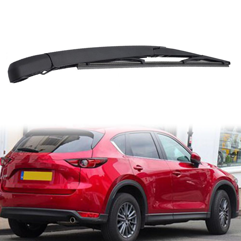 Heckwischerarm Heckscheibenwischer für mazda CX-5 cx5 kf 2017-2023, Hinterer Scheibenwischerarm und Blatt Set Gummi Reinigungsfenster Ersatzteile von MHART