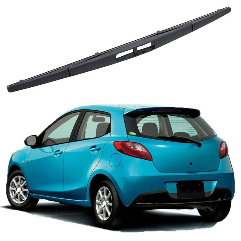 Scheibenwischer Hinten für Mazda2 Mazda 2 Demio DY DE 2003-2022, Heckscheiben Wischer Gummi Reinigungsfenster Ersatzteile von MHART