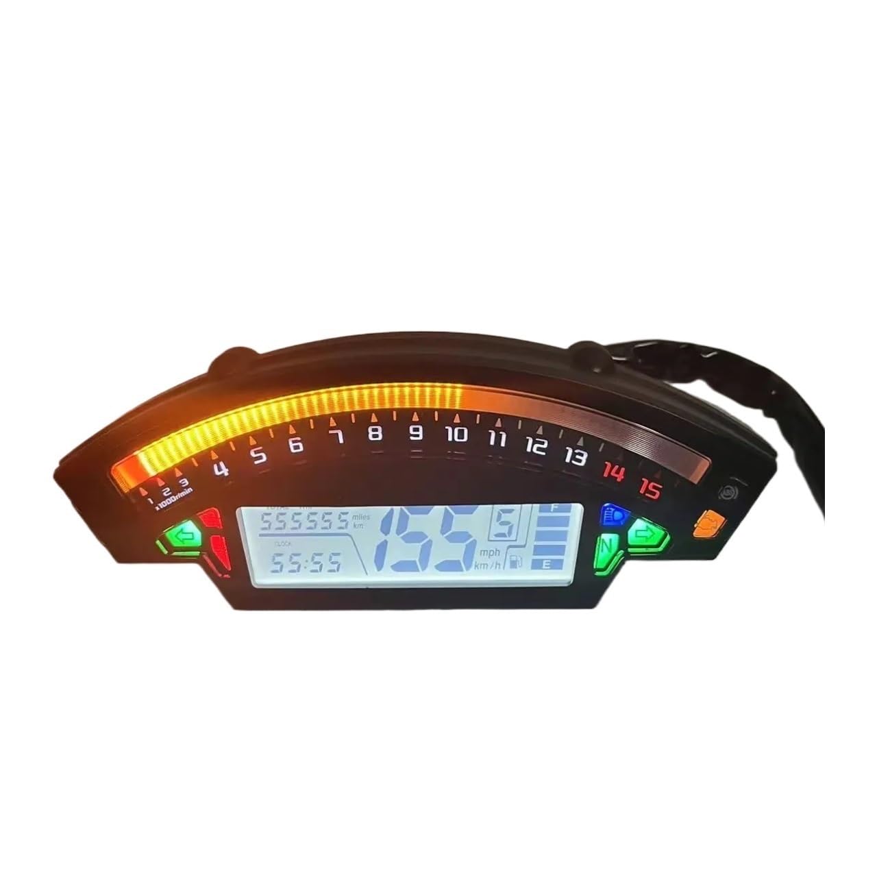 Motorrad Drehzahlmesser Für Für NI&nja ZX10R ZX-10R 2012-2017 Motorrad Digital Kilometerzähler Tachometer Fuel Gauge Meter Motorrad Drehzahlmesser Für Für NI&nja ZX10R ZX-10R 2012-2017 Motorrad Digital Kilometerzähler Tachometer Fuel Gauge Meter von MHTGD