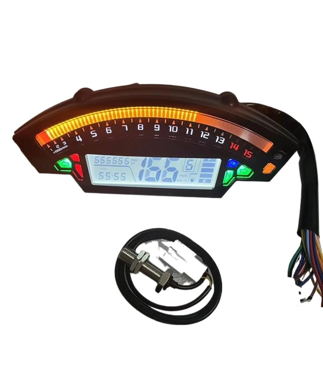 Motorrad Drehzahlmesser Für Für NI&nja ZX10R ZX-10R 2012-2017 Motorrad Digital Kilometerzähler Tachometer Fuel Gauge Meter Motorrad Drehzahlmesser Für Für NI&nja ZX10R ZX-10R 2012-2017 Motorrad Digital Kilometerzähler Tachometer Fuel Gauge Meter von MHTGD