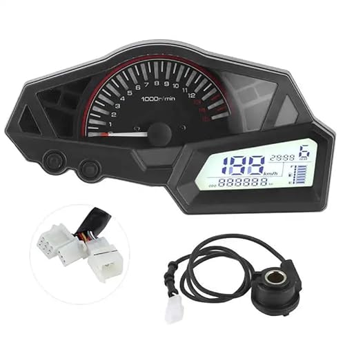 Motorrad Drehzahlmesser Motorrad Kilometerzähler Geschwindigkeit Tankanzeige 15000 Für Für NI&nja 300/EX300/300SE 2013 2014 2015 von MHTGD